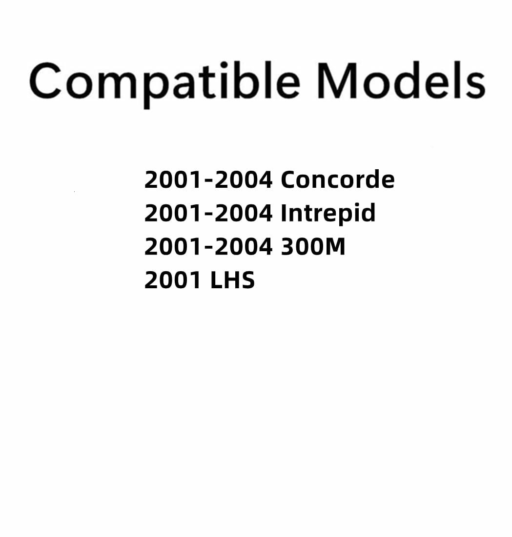 Driver Left Side Front Door Window Door Glass Compatible with Dodge Intrepid/Chrysler Concorde 4 Door Sedan 1998-2000 Models