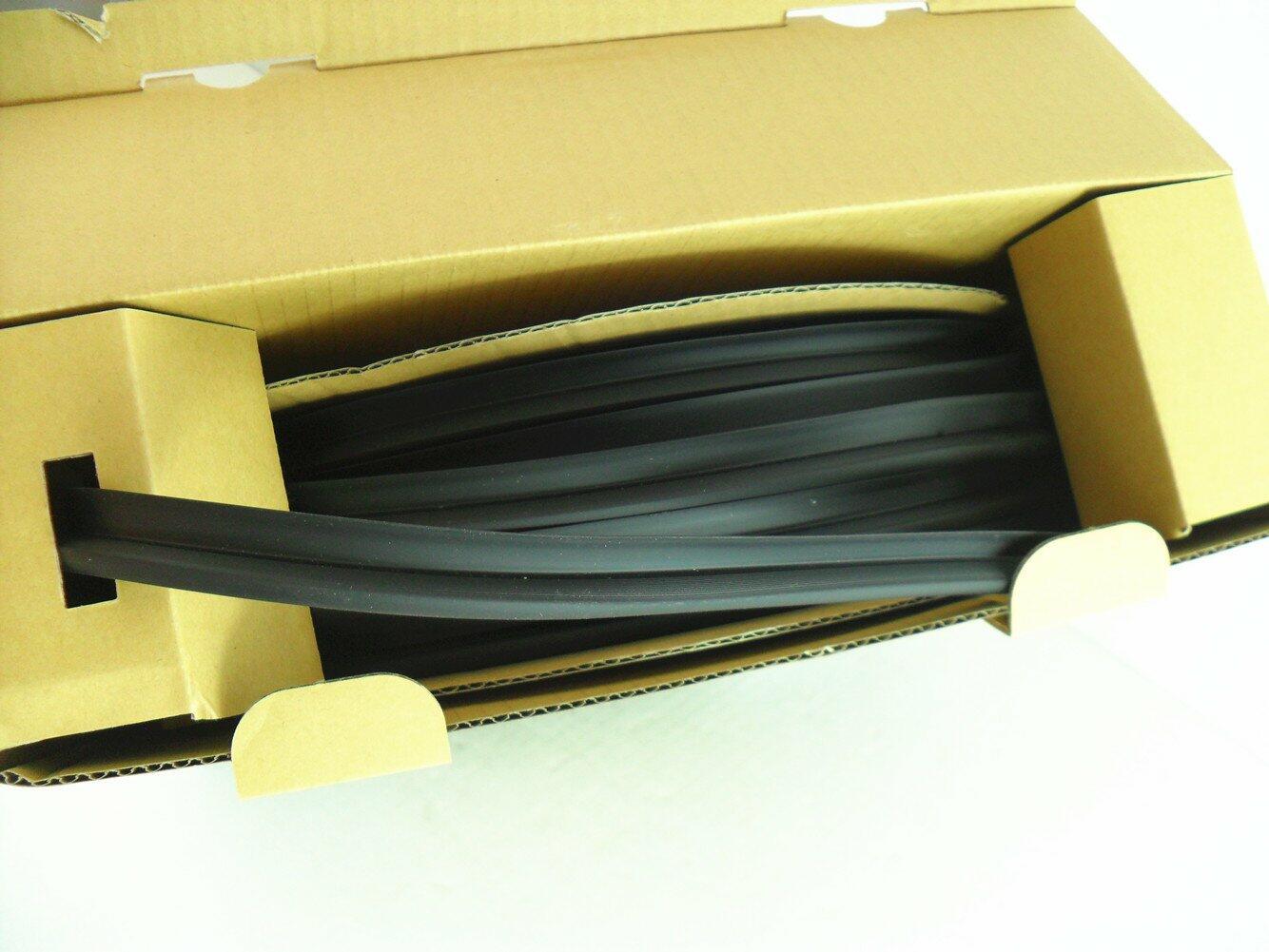 Flexline Windshield Auto Glass Universal Molding Flexible Trim Rubber 16mm 15FT UM1613BR