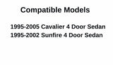 Driver Left Side Front Window Glass Compatible with Chevrolet Cavalier 4 Door Sedan 1995-2005 Models/Compatible with Pontiac Sunfire 4 Door Sedan 1995-2002 Models