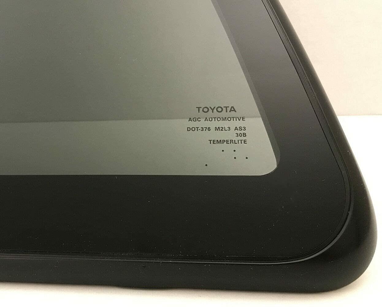 OE Sliding Back Window Glass Without Center Power Slider Compatible with Toyota Tacoma Pickup 2017-2023 Models