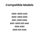 Laminated Passenger Right Side Rear Vent Window Vent Glass Compatible with Mercedes Benz S430 / S500 / S600 / S55AMG / S65AMG / S350 2000-2006 Models