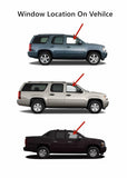 Tempered Privacy Passenger Right Side Front Door Window Door Glass Compatible with GMC Sierra / Chevrolet Silverado 2007-2011 Models (Not For 2007 Classic Models)