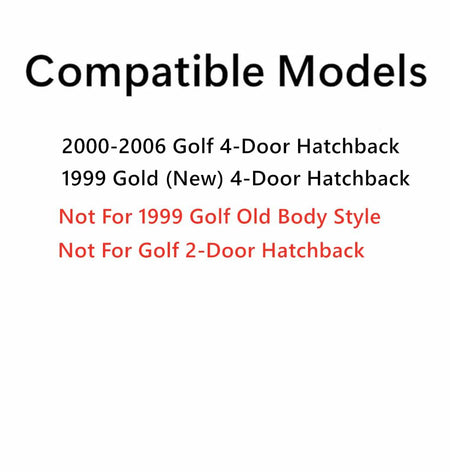 Passenger Right Side Front Door Window Door Glass Compatible with Volkswagen Golf 2000-2006 & Golf (New) 1999 4-Door Hatchback