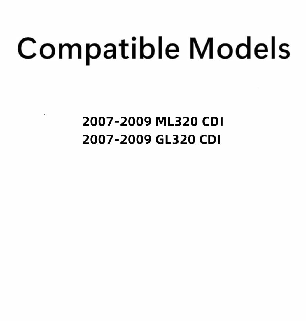 Driver Left Side Front Door Window Door Glass Compatible with Mercedes Benz ML350 / ML450 / ML500 / ML550 / ML63 AMG 2006-2011 Models