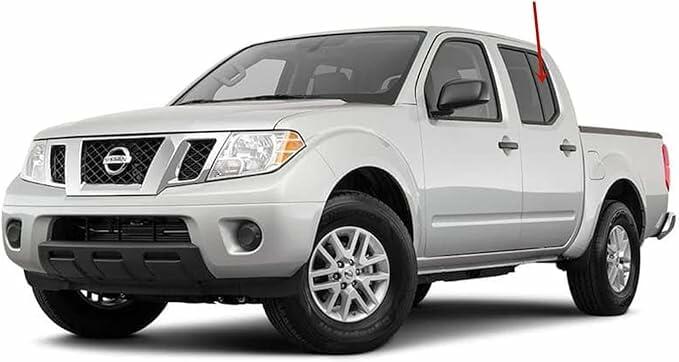 Driver Left Side Rear Vent Window Glass Compatible with Nissan Frontier 4 Door Crew Cab 2005-2021 Models