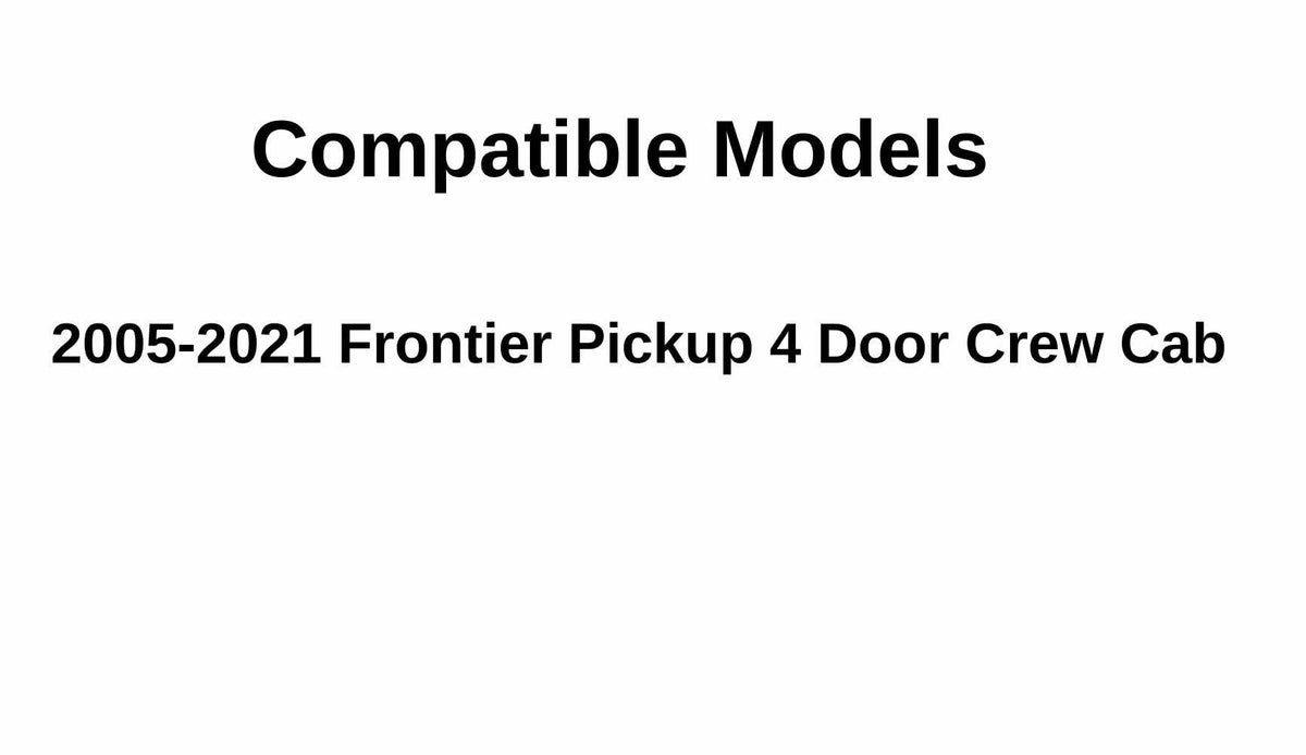 Driver Left Side Rear Vent Window Glass Compatible with Nissan Frontier 4 Door Crew Cab 2005-2021 Models