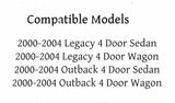 Driver Left Side Front Door Window Door Glass Compatible with Subaru Outback / Legacy 2000-2004 Models