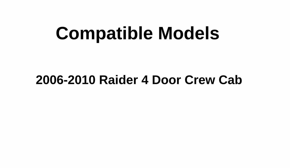 Passenger Right Side Rear Door Window Door Glass Compatible with Dodge Dakota/Ram Dakota/Mitsubishi Raider 2005-2011 4 Door Crew Cab Pickup Models