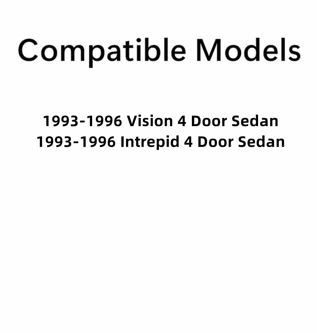 Driver Left Side Front Door Window Door Glass Compatible with Eagle Vision/Dodge Intrepid 4 Door Sedan 1993-1996 Models