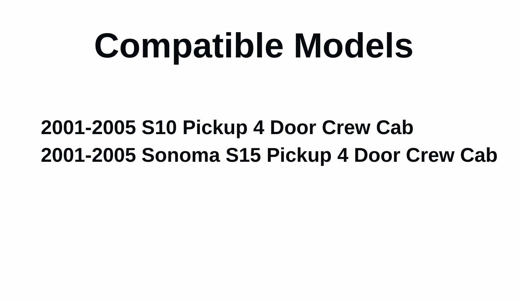 Driver Left Side Rear Door Window Door Glass Compatible with GMC Jimmy 1995-2001 / Envoy 1998-2001 4 Door Models