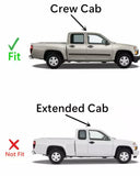 Tempered Passenger Right Side Rear Door Window Door Glass Compatible with Isuzu i-370 / i-350 4-Door Crew Cab 2006-2010 Models