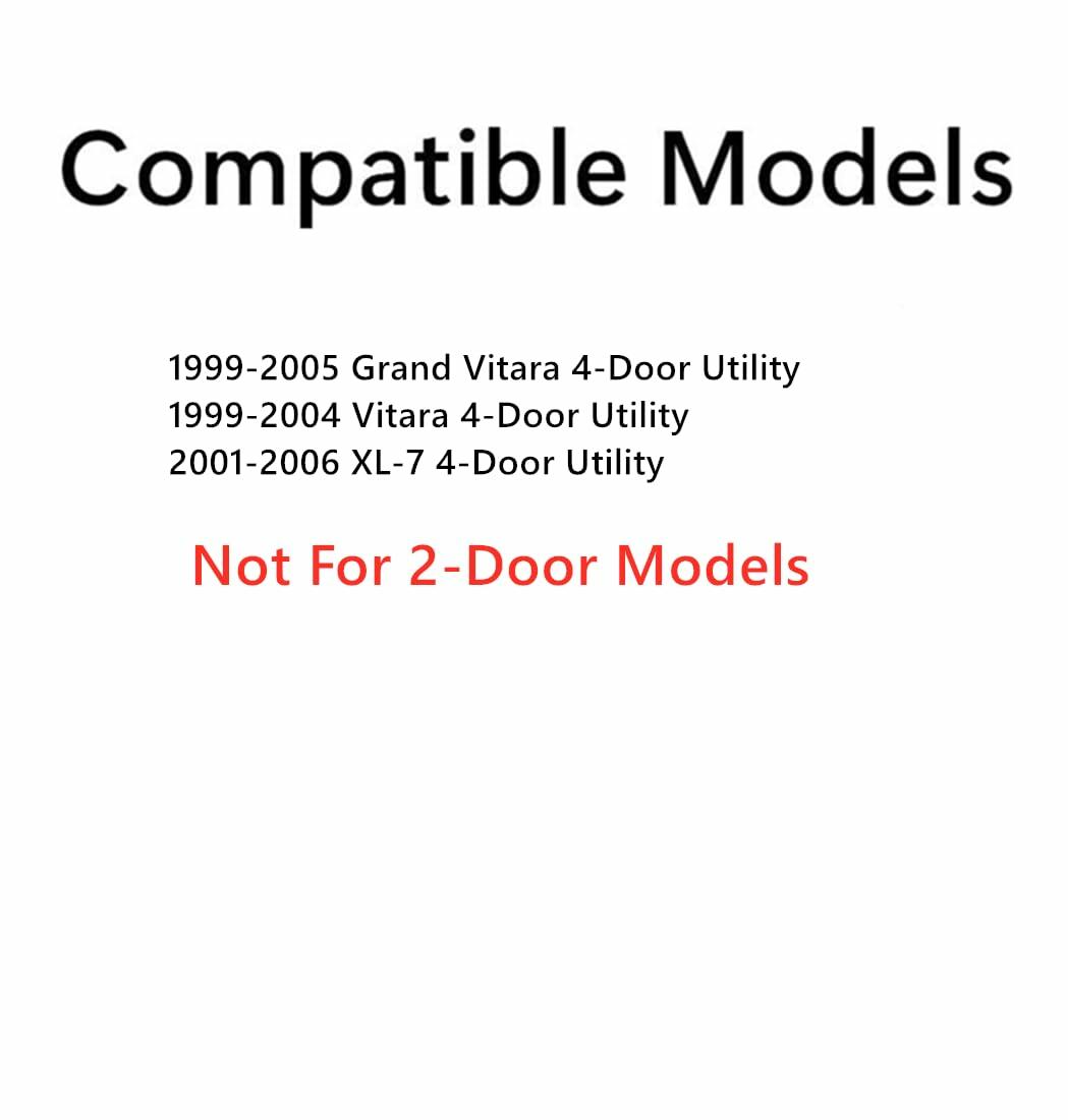 Passenger Right Front Door Window Door Glass Compatible with Suzuki Vitara/Grand Vitara 1999-2005 4 Door Models / XL-7 2004-2006 4 Door Models