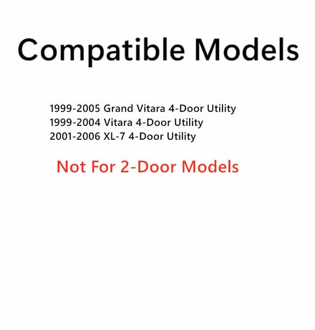 Passenger Right Front Door Window Door Glass Compatible with Suzuki Vitara/Grand Vitara 1999-2005 4 Door Models / XL-7 2004-2006 4 Door Models