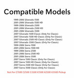 Privacy Stationary Back Window Back Glass Compatible with GMC Sierra Pickup 1999-2006 Models/ Sierra Classic 2007 Models
