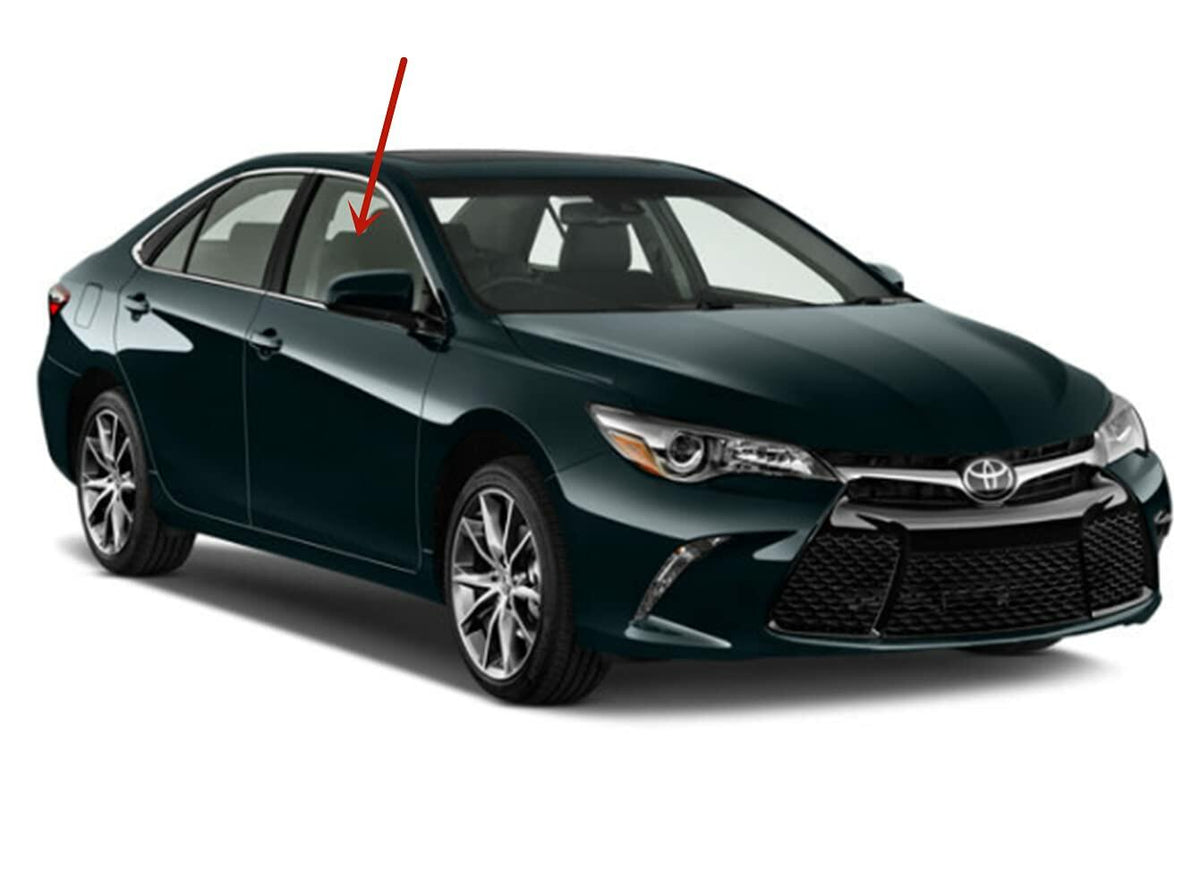 Passenger Right Side Front Door Window Door Glass Compatible with Toyota Camry 4 Door Sedan 2012-2014 Models
