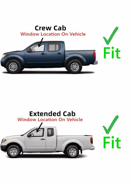 Driver Left Side Front Door Window Door Glass Compatible with Suzuki Equator 2009-2012 Models/Nissan Frontier Pickup 2005-2021 Models
