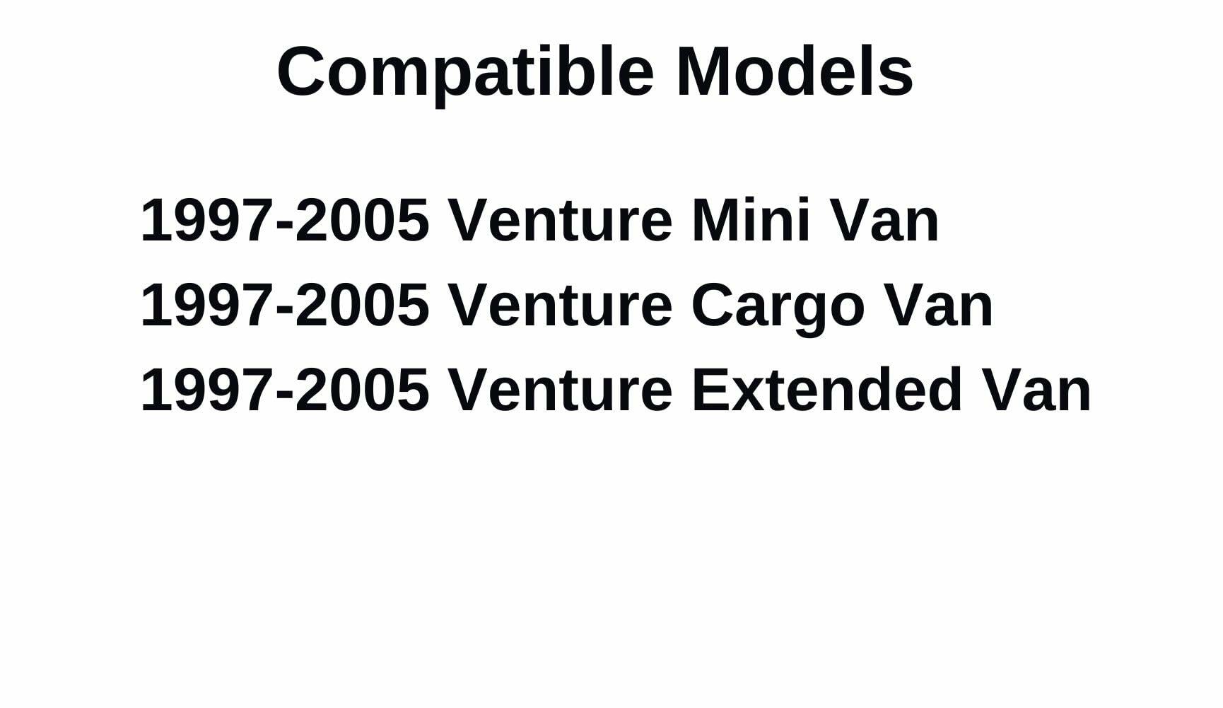 Driver Left Side Front Door Window Door Glass Compatible with Chevrolet Uplander/Pontiac Montana SV6/Buick Terraza/Saturn Relay 2005-2009 Models