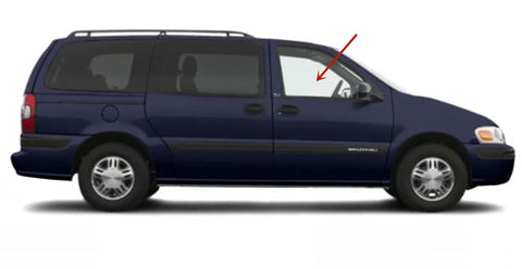 Passenger Right Side Front Door Window Door Glass Compatible with Chevrolet Venture 1997-2005 Models