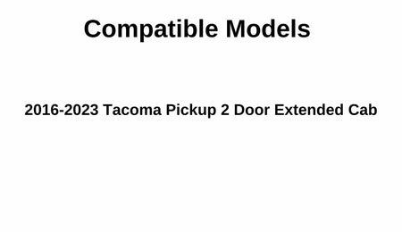 Driver Left Side Rear Quarter Window Quarter Glass Compatible with Toyota Tacoma 2&4 Door Extended Cab Pickup 2005-2015 Models