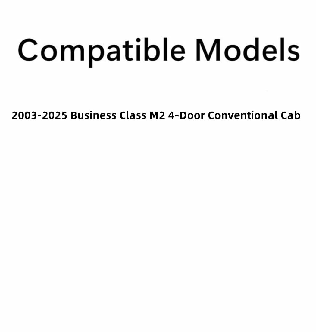 Driver Left Side Front Door Window Door Glass Compatible with Freightliner Business Class M2 2003-2025 Models