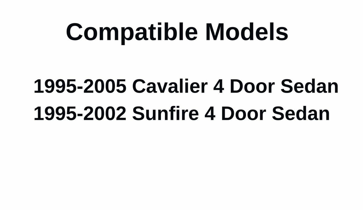 Driver Left Side Front Door Window Door Glass Compatible with Pontiac Sunfire 4 Door Sedan 1995-2002 Models