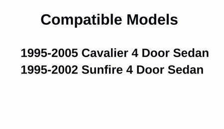 Driver Left Side Front Door Window Door Glass Compatible with Pontiac Sunfire 4 Door Sedan 1995-2002 Models