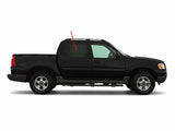 Passenger Right Side Rear Door Window Door Glass Compatible with Ford Explorer 2002-2010 4 Door Models/ Explorer Sport Trac 2007-2010 4 Door Models