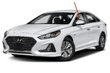 Driver Left Side Front Door Window Door Glass Compatible with Hyundai Sonata Plug-in / Sonata Hybrid 2016-2019 Models
