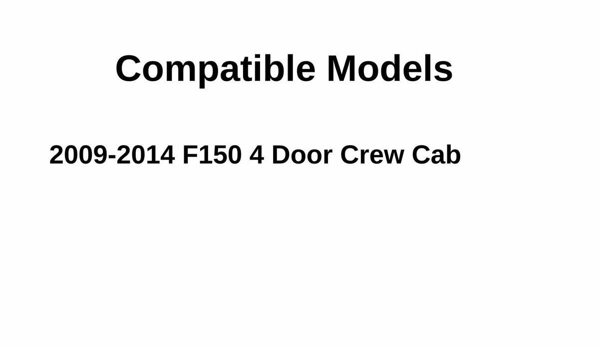 Passenger Right Rear Door Window Door Glass Compatible with Ford F150/Lincoln Mark LT 4 Door Crew Cab 2004-2008 Models