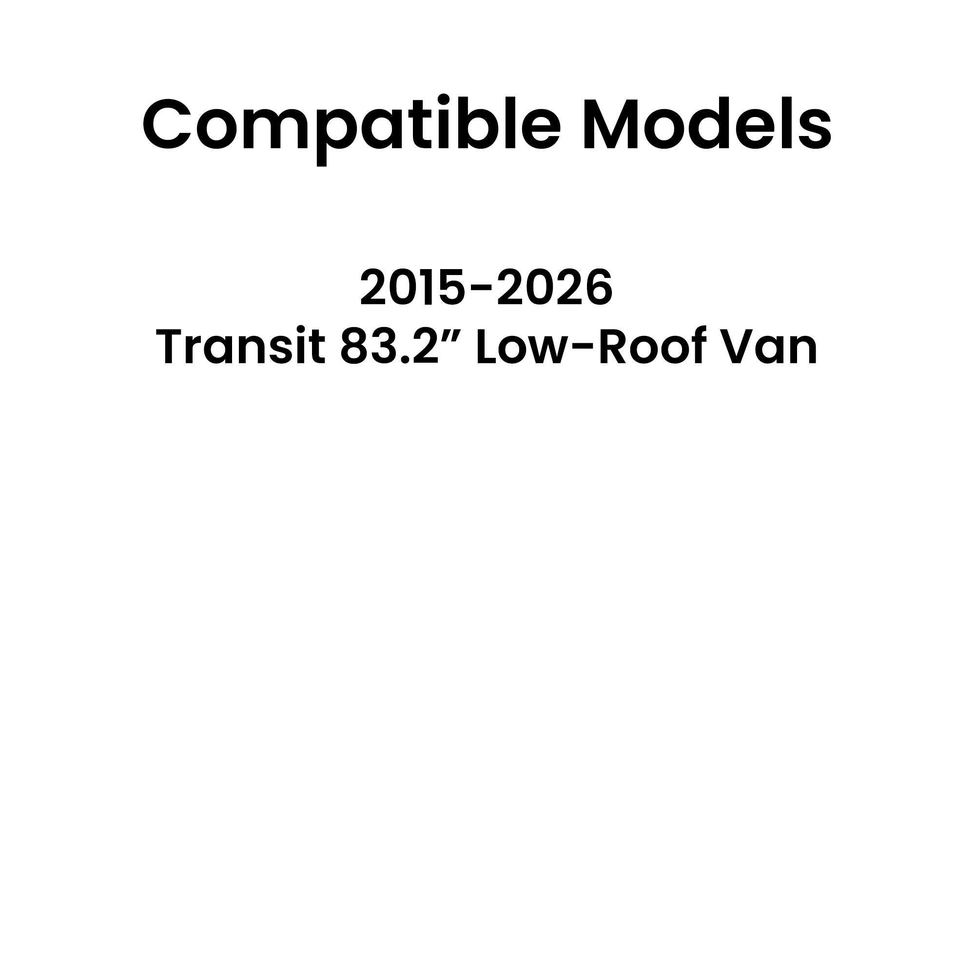 Heated Rear Back Window Back Glass Driver Left Side Compatible with Ford Transit 83.2" Low-Roof Van 2015-2026 Models (Not for Mid/High Roof Transit, or Transit Connect)