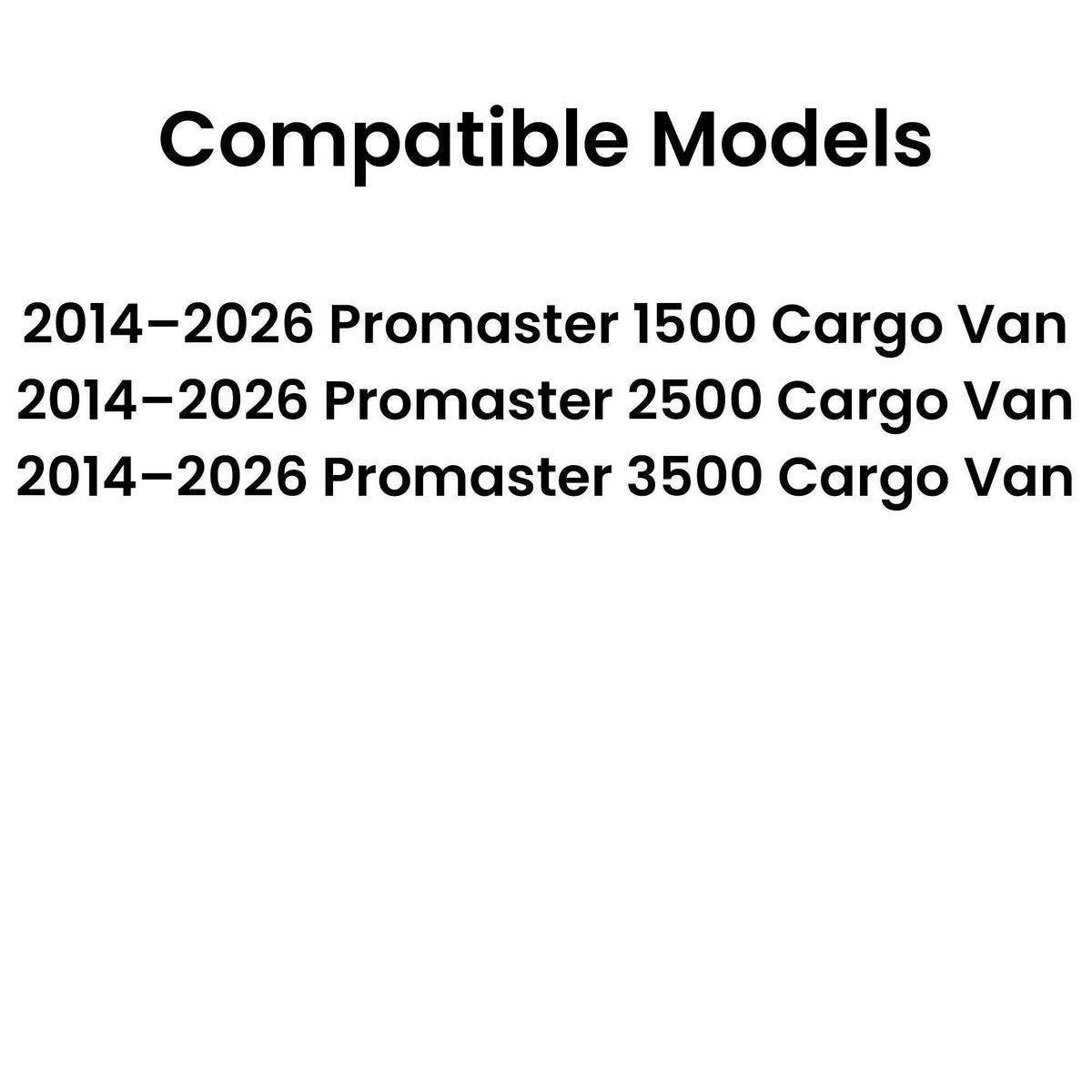 Heated Back Window Back Glass Driver Left Side Compatible with Ram Promaster 1500 2500 3500 Cargo Van 2014-2026 Models (Not For Promaster City Van)