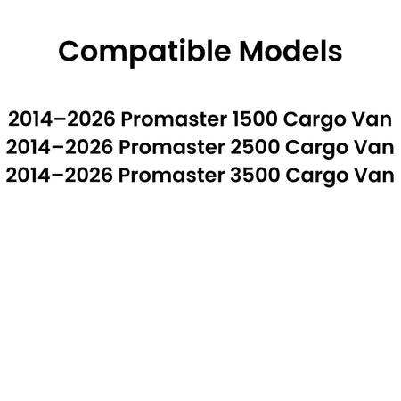 Heated Back Window Back Glass Driver Left Side Compatible with Ram Promaster 1500 2500 3500 Cargo Van 2014-2026 Models (Not For Promaster City Van)