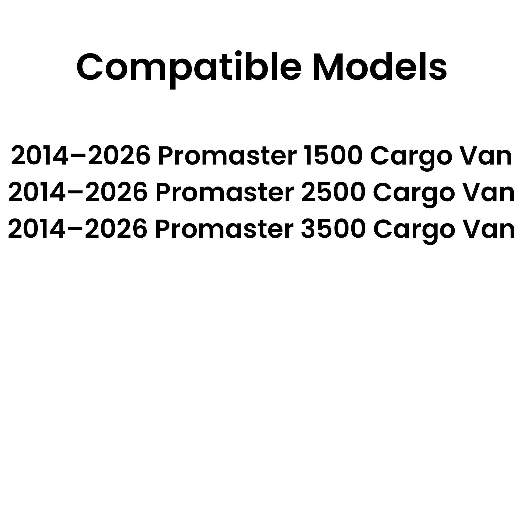 Stationary Back Window Back Glass Passenger Right Side Compatible with Ram Promaster 1500 2500 3500 Cargo Van 2014-2026 Models (Not For Promaster City Van)