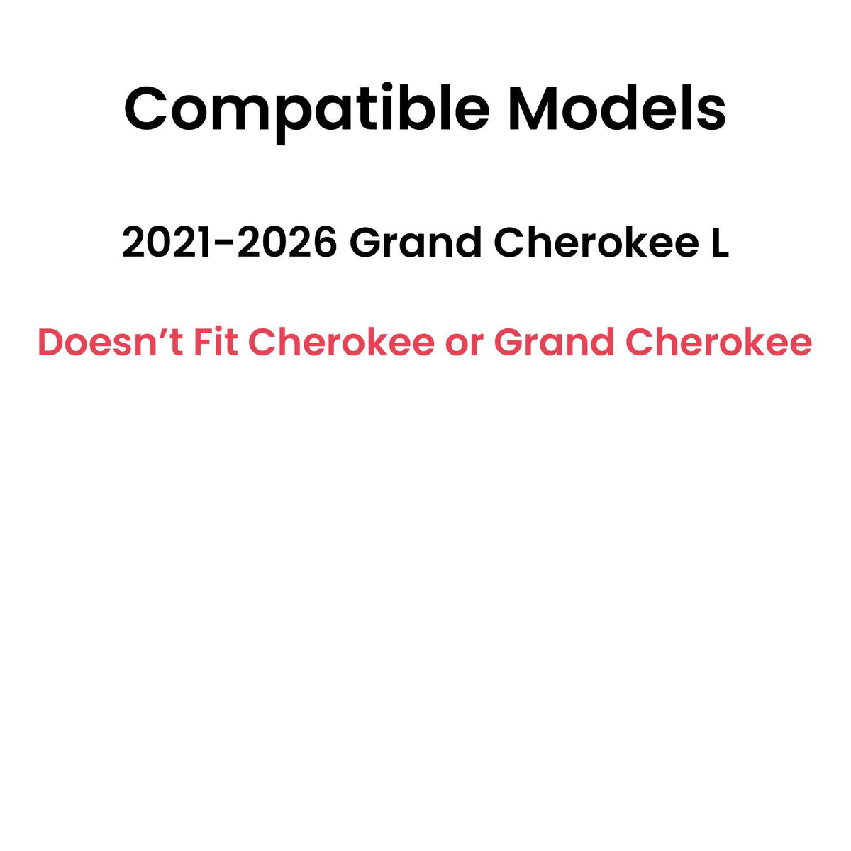 Heated Rear Back Window Back Glass Compatible with Jeep Grand Cherokee L (Long Wheel Base) 2021-2026 Models