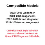 OEM Black Trim Heated Rear Back Tailgate Liftgate Window Glass Compatible with Jeep Wagoneer / Wagoneer L / Grand Wagoneer / Grand Wagoneer L 2022-2026 Models