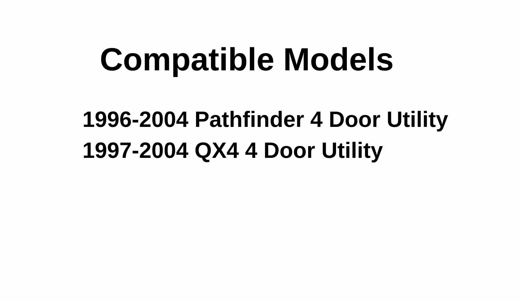 Auto Door Window Door Glass (Power & Manual) Channel Clips Compatible with Nissan Pathfinder 1996-2004 /Infiniti QX4 1997-2004 Models