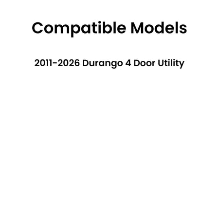 Driver Left Side Rear Door Window Door Glass Compatible with Dodge Durango 2011-2026 Models