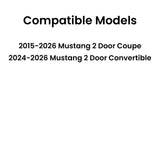 Passenger Right Side Door Window Door Glass Compatible with Ford Mustang 2-Door Coupe 2015-2026, Mustang 2-Door Convertible 2015-2026 Models