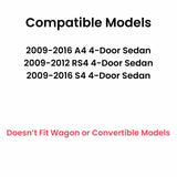 Passenger Right Side Rear Door Window Door Glass Compatible with Audi A4 S4 RS4 4 Door Sedan 2009-2016 Model