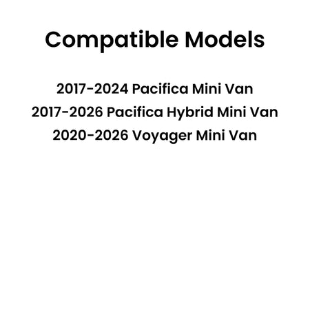 Tempered Driver Left Side Front Door Window Door Glass Compatible with Chrysler Pacifica / Voyager 2017-2026 Models