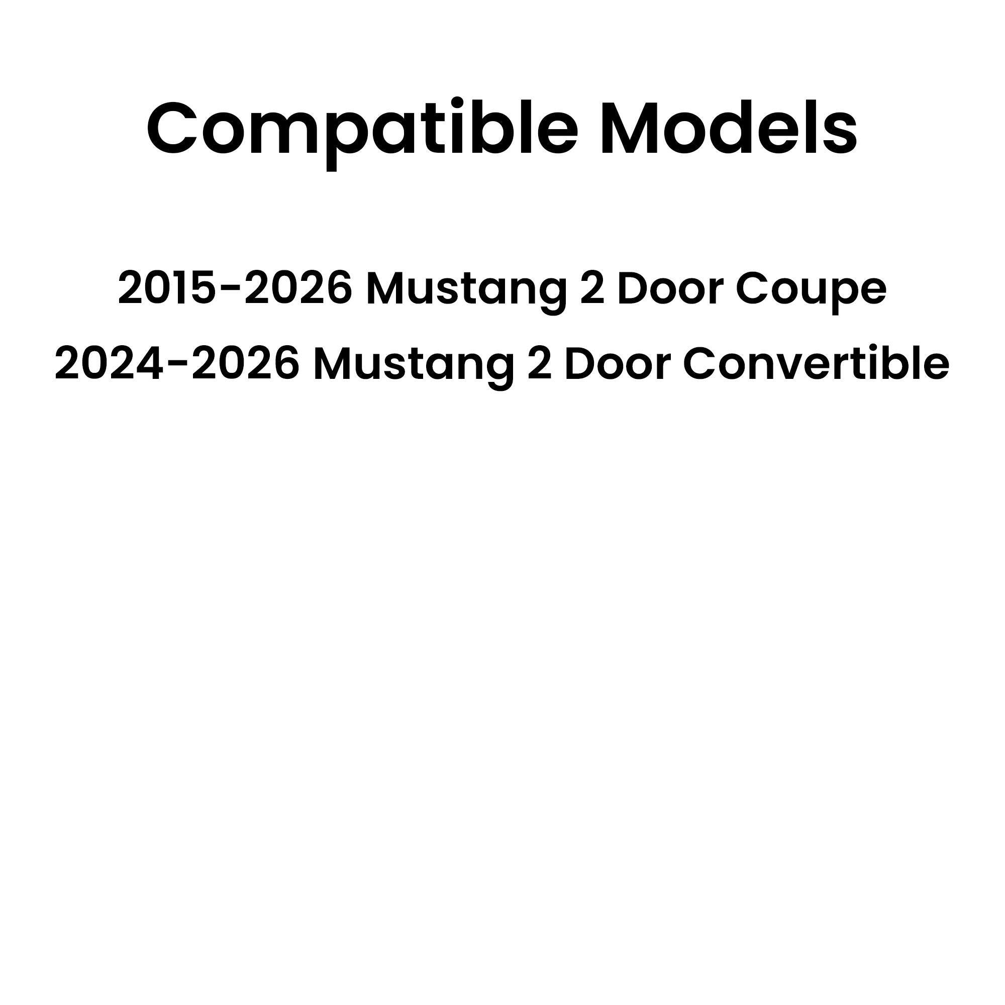 Driver Left Side Door Window Door Glass Compatible with Ford Mustang 2-Door Coupe 2015-2026, Mustang 2-Door Convertible 2015-2026 Models