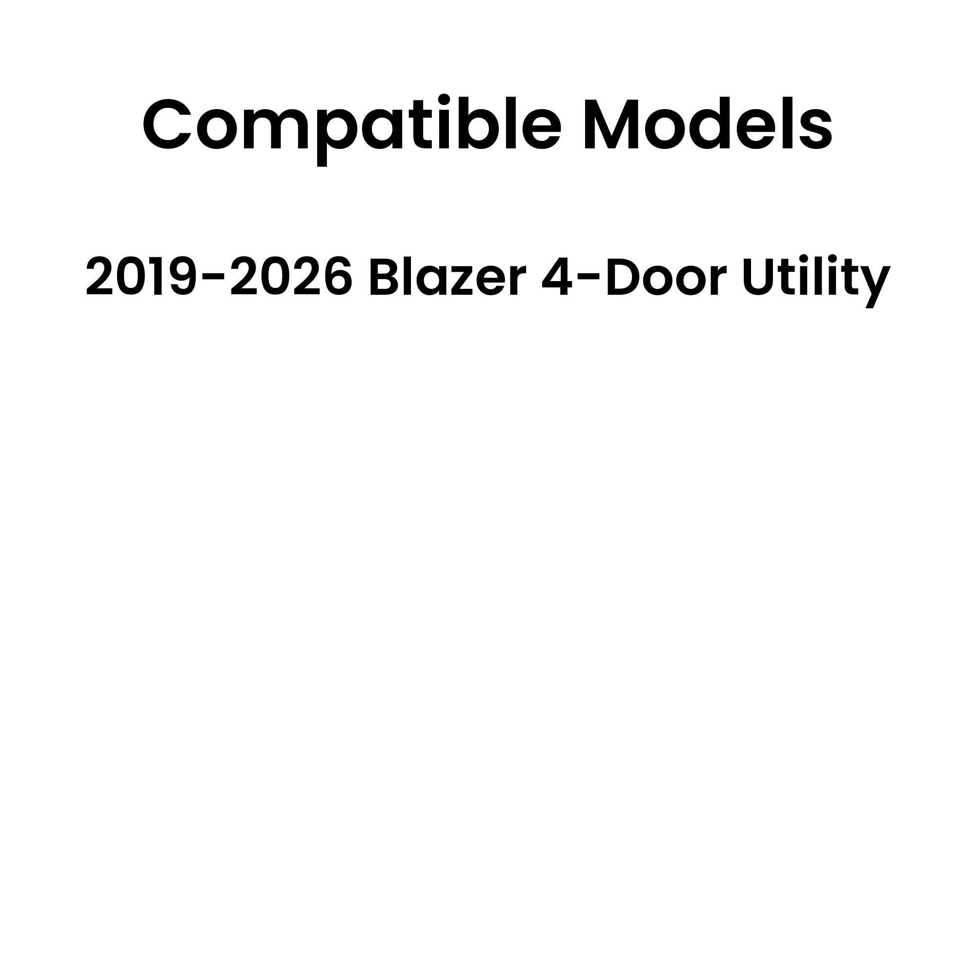 Passenger Right Side Front Door Window Door Glass Compatible with Chevrolet Blazer 2019-2026 Models (Not For Blazer EV)