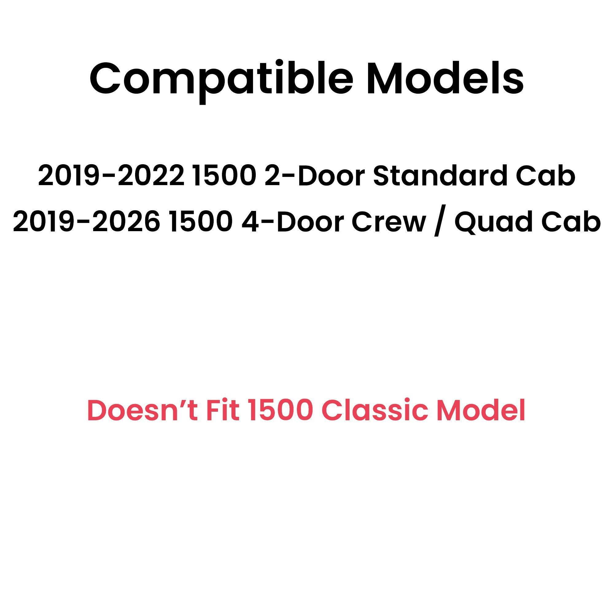 OEM Laminated Driver Left Side Front Door Window Door Glass Compatible with Ram 1500 Pickup 2019-2026 Models (Not For 1500Classic)