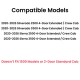 Driver Left Side Front Door Window Door Glass Compatible with Chevrolet Silverado 2500/3500 2020-2026 & GMC Sierra 2500/3500 2020-2026 4-Door Models (Not For 1500)