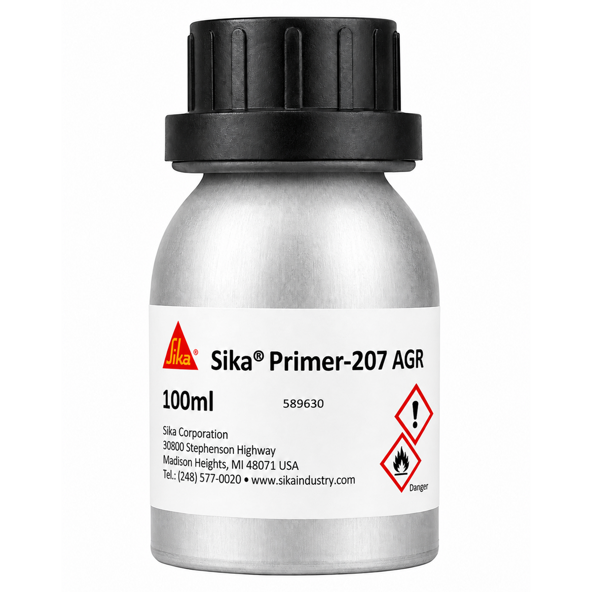 Sika Primer-207 AGR Automotive Glass Adhesion Primer 100 ml + 6 Wool Daubers