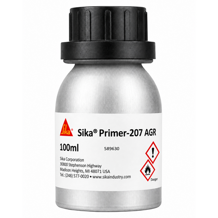Sika Primer-207 AGR Automotive Glass Adhesion Primer 100 ml + 6 Wool Daubers